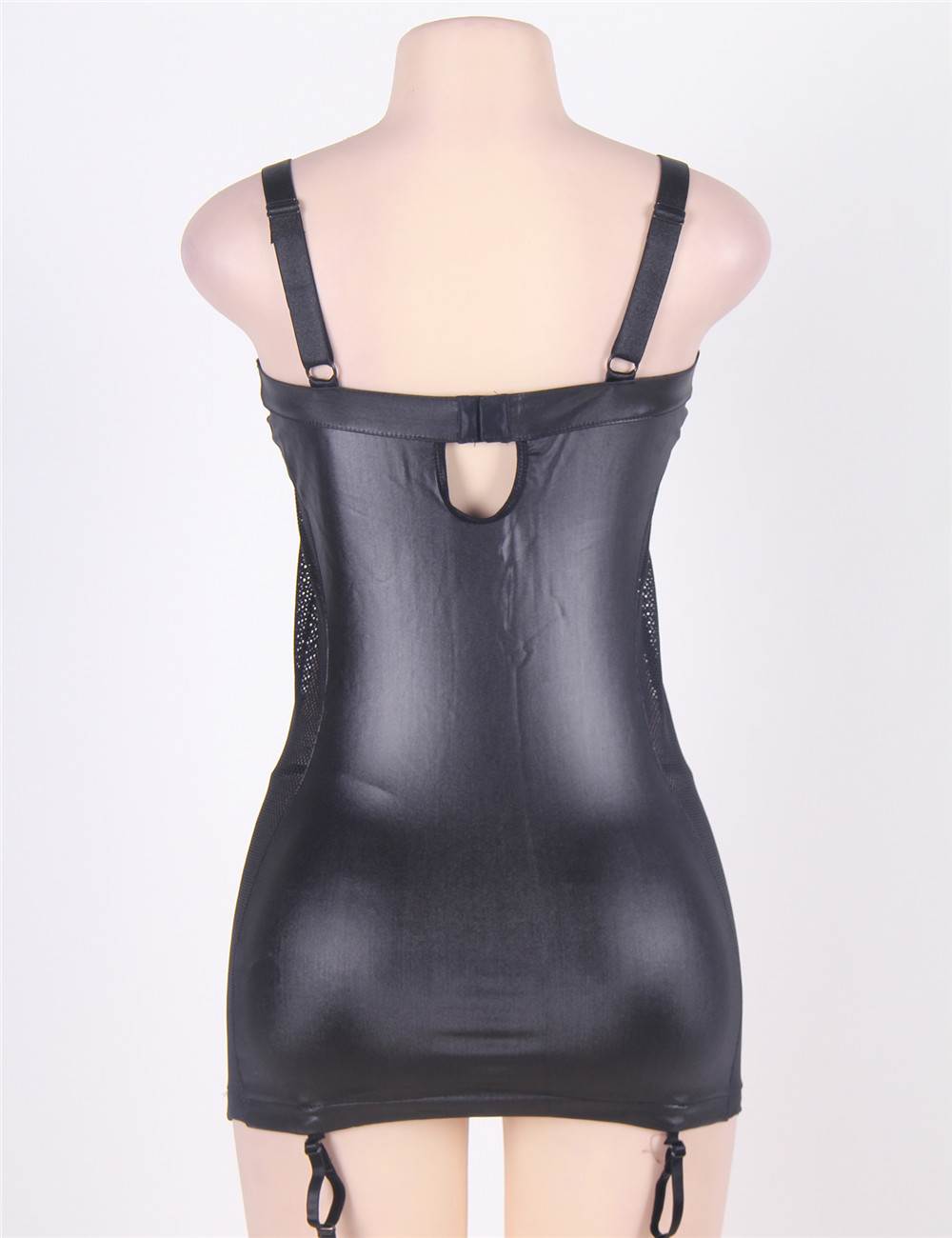 Plus size Intimate leather dress