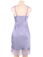 Intimate Fashion Silk Satin Lace High Quality Women Pajama
