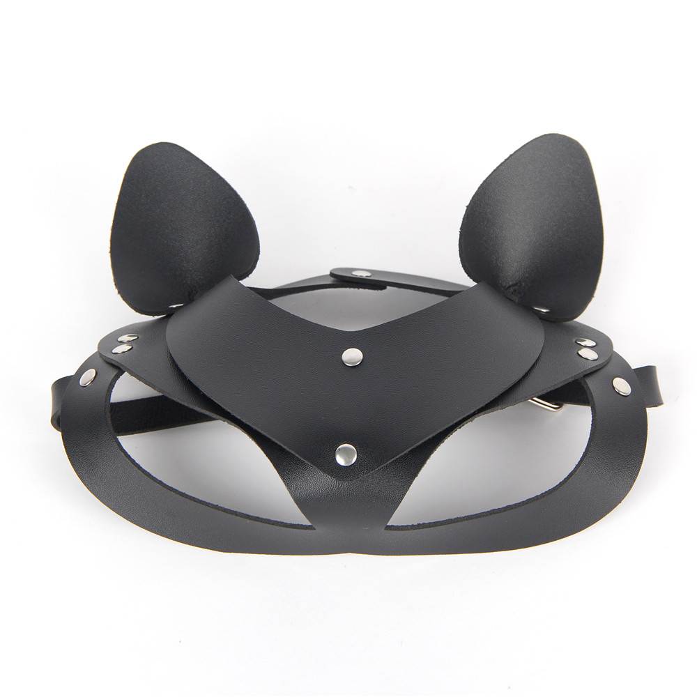 Woman Intimate Elegant Black Cat Eye Mask