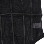 Midnight Sculpt Sheer Corset Bodysuit