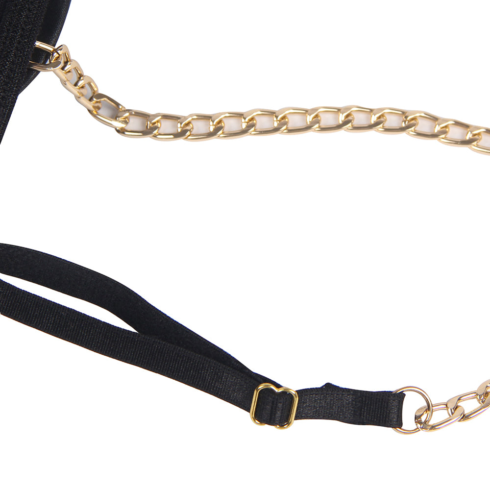 Midnight Sculpt Sheer Corset Bodysuit