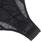 Midnight Sculpt Sheer Corset Bodysuit