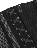 14 Pieces Plastic Bones Grid Corsets With Panties