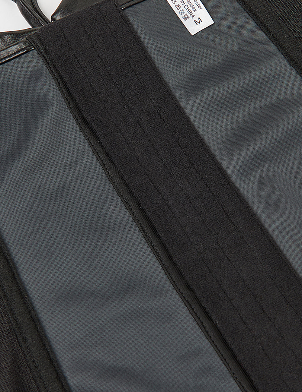 10 Pieces Plastic Bones Black Lace Leather Stitching Intimate Corset