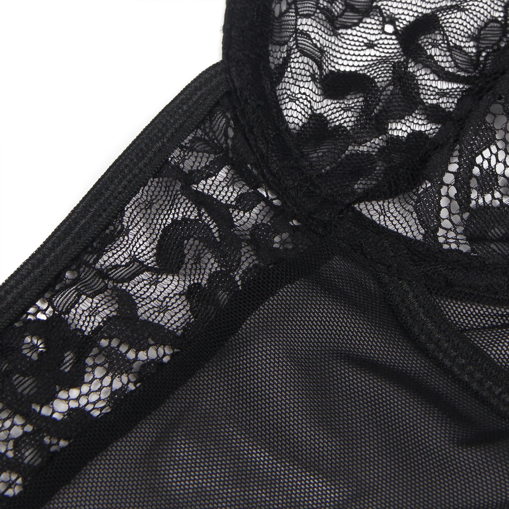 Intimate Slim Lace Garter Leg Ring Teddy