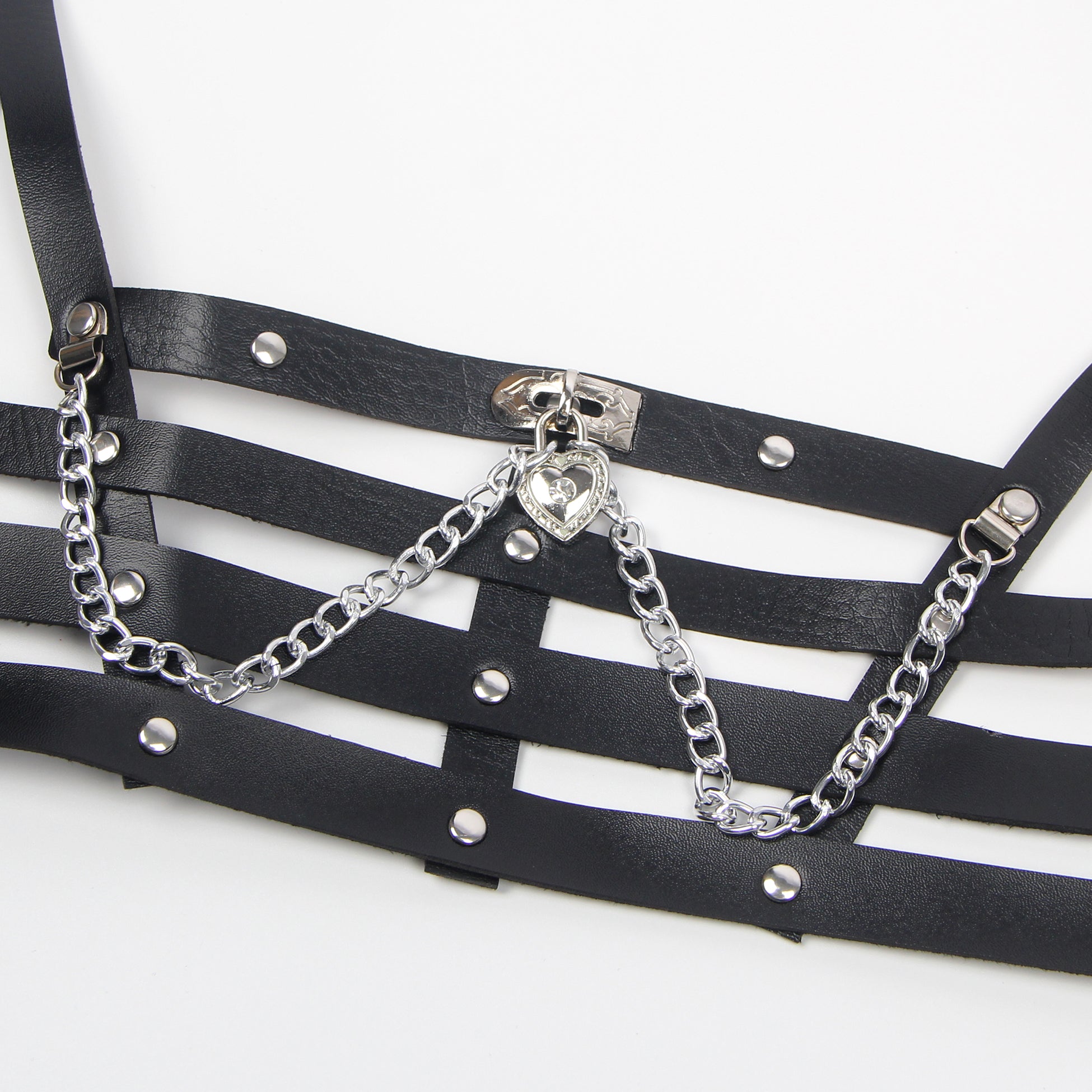 Punk All-match Trend Collar Belt Performance Jewelry Necklace