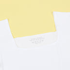 White  Long Sleeve Openable Crotch Mesh Bodysuit
