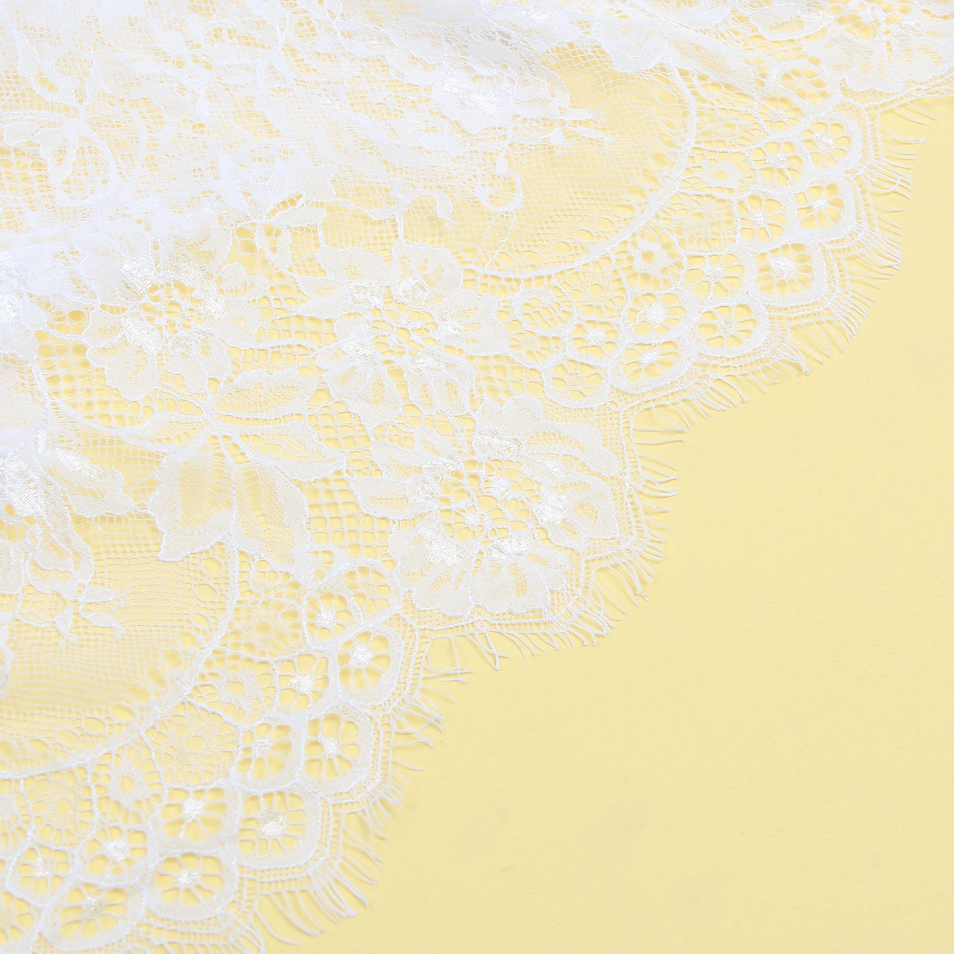 White Eyelash Lace Intimate Push Up Suspenders Nightdress