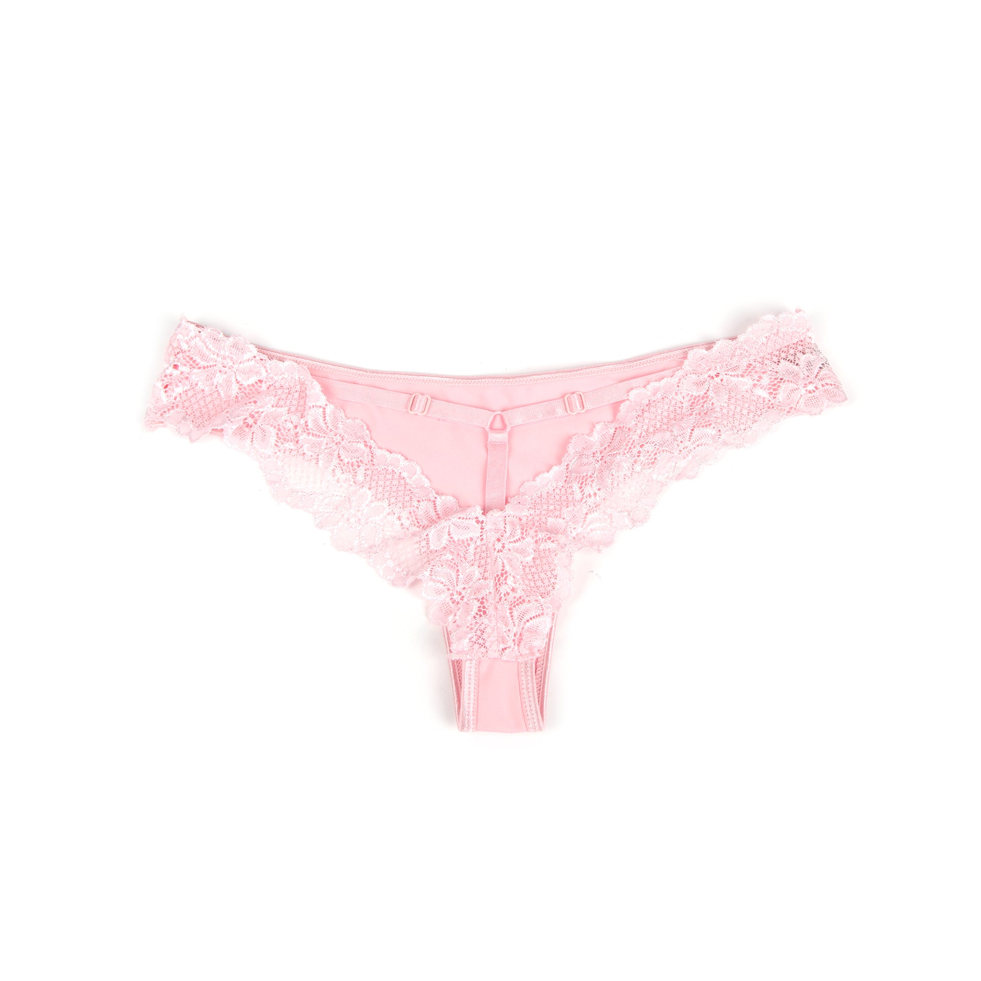 Pink Intimate Lace Hollow Out Panty