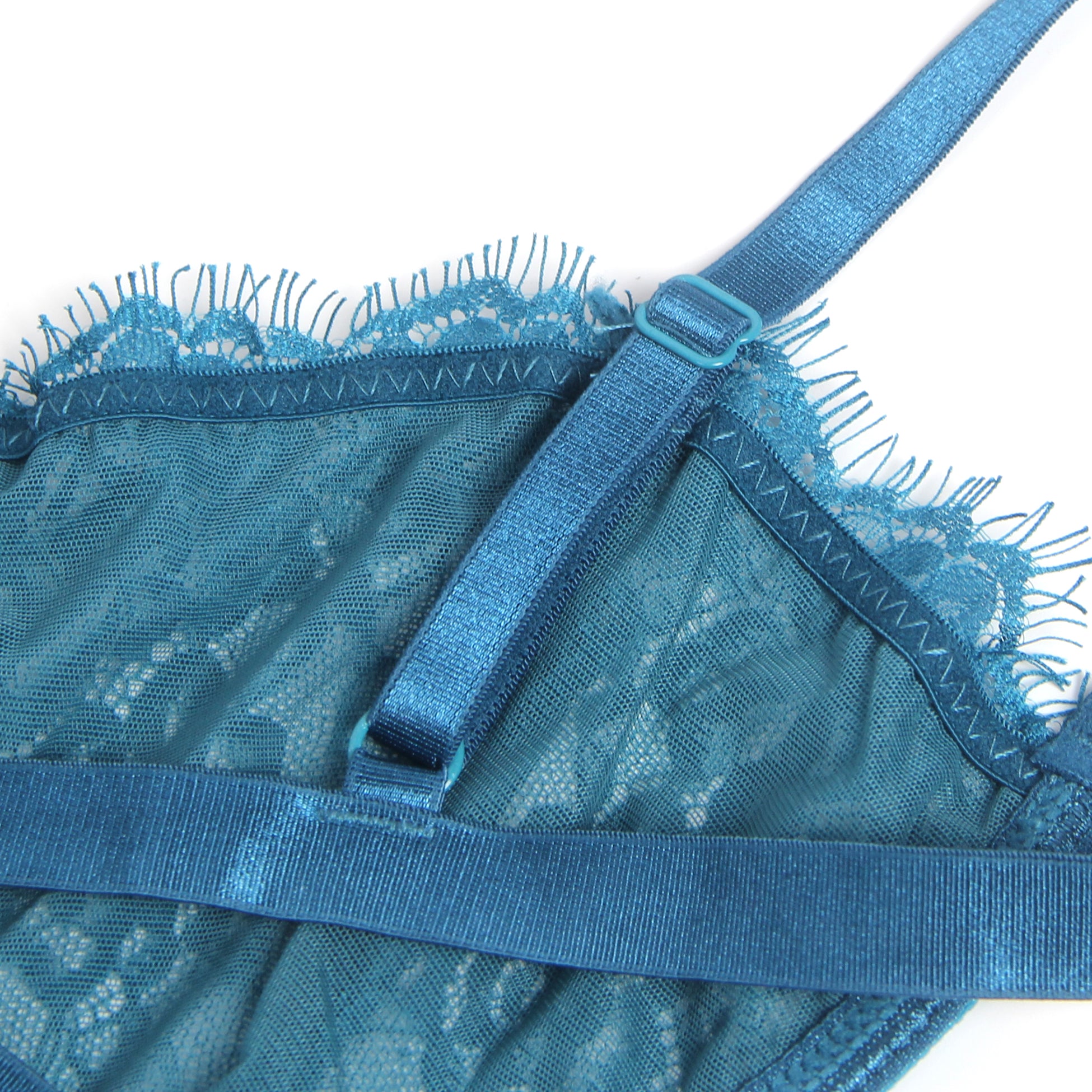 Blue Intimate Lace Lingerie Set
