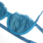 Blue Intimate Lace Lingerie Set