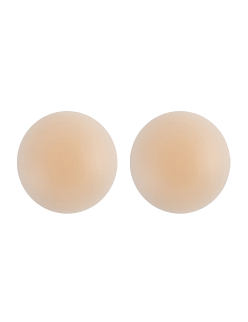 Skin Color Round No Glue Self Adhesive Silicone Pasties