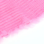 Pink Intimate See Through Mesh Metal Chain Long Sleeves Lingerie Set